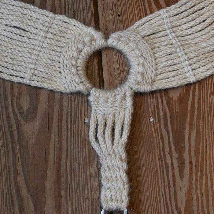 Handmade Iron Horse Head Brand Mohair Breast Collar