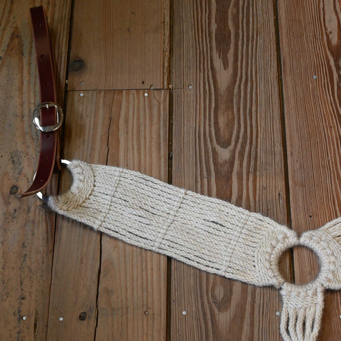 Handmade Iron Horse Head Brand Mohair Breast Collar