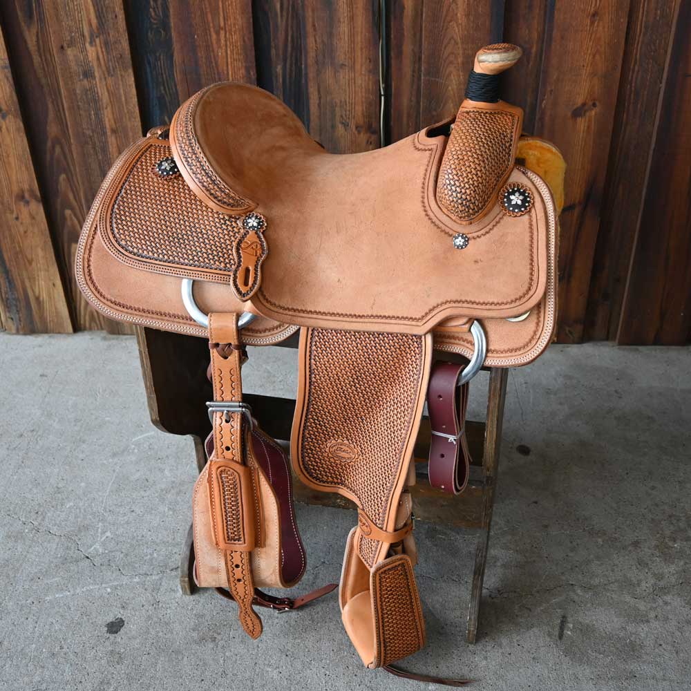 15.5" PATRICK SMITH ROPING SADDLE Saddles Patrick Smith   