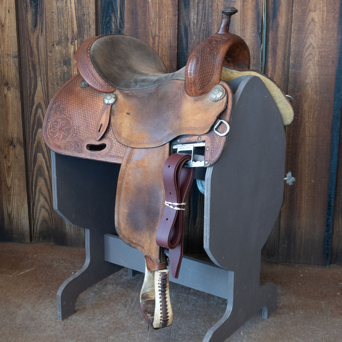 14.5" USED MARTIN CROWN C BARREL SADDLE Saddles - Used Martin Saddlery