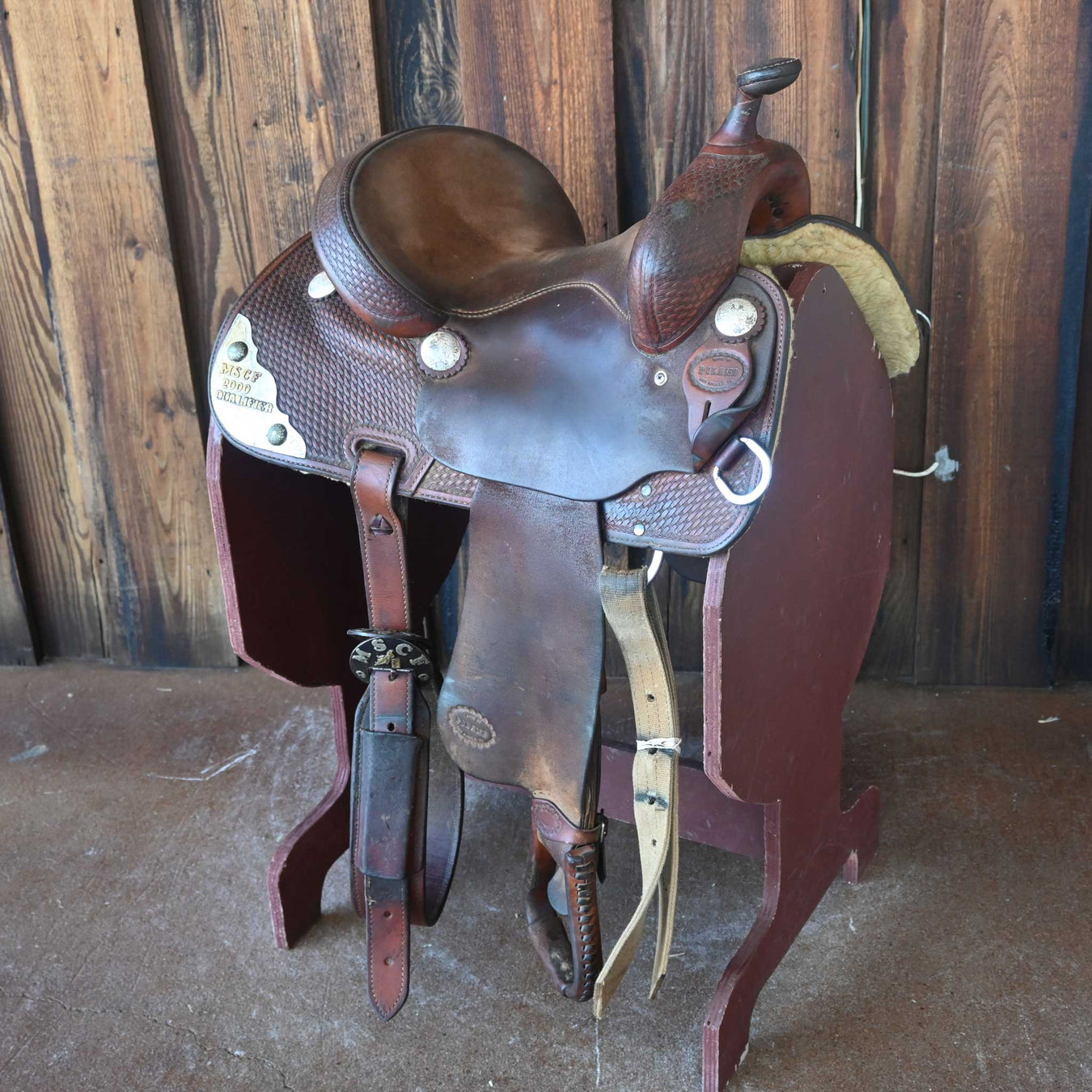 13" USED PILAND BARREL SADDLE Saddles - Used Piland