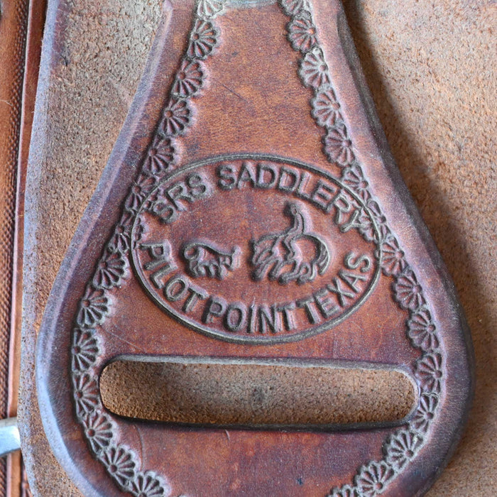 18" USED SRS TEAM ROPING SADDLE