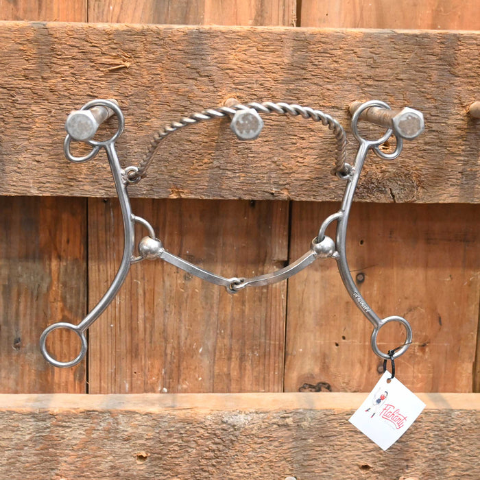 Flaharty Big Betty Steel Nose Square Snaffle Combo Bit