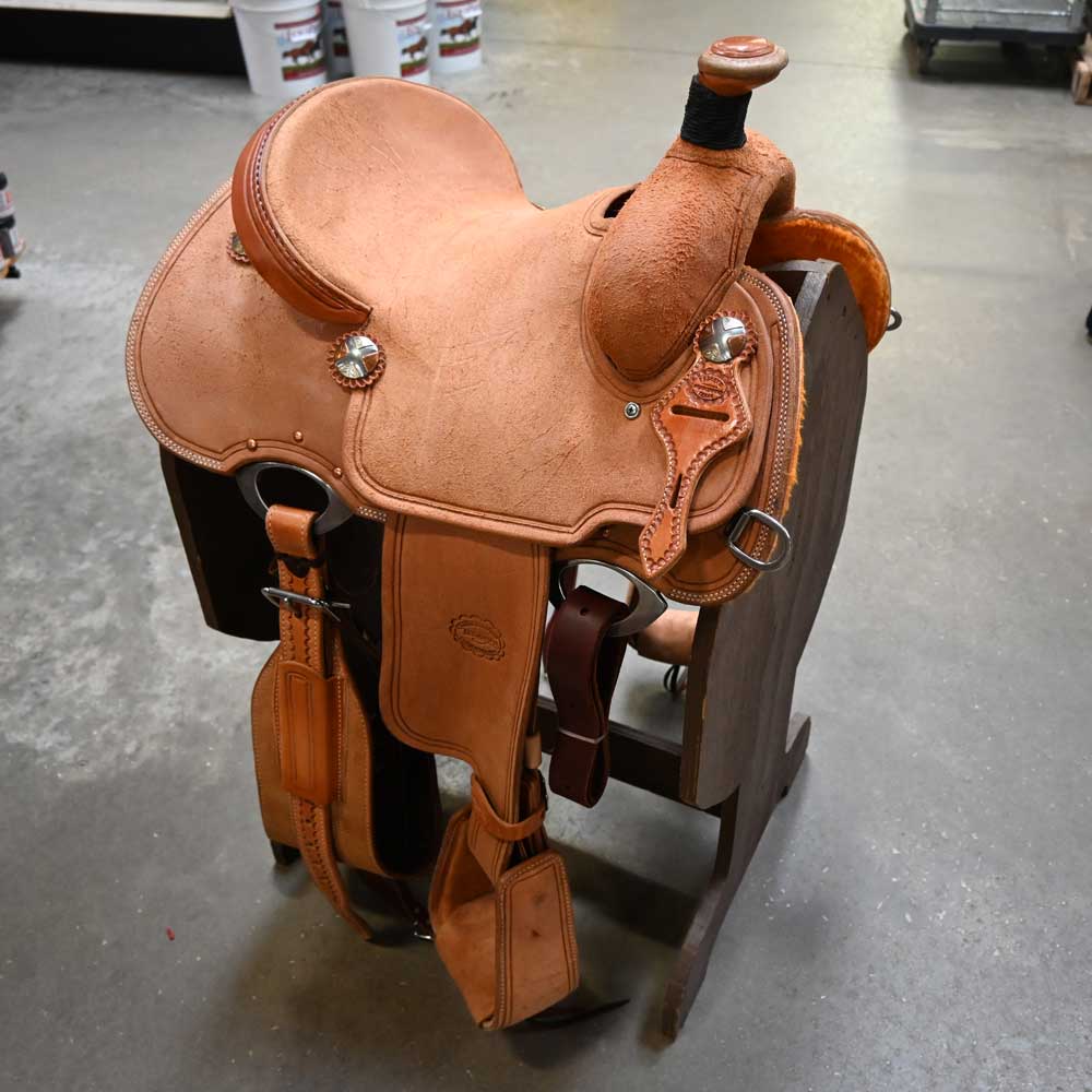 13" TESKEY'S ROPING SADDLE Saddles Teskey's Saddlery