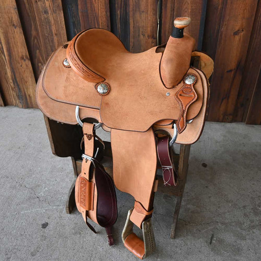 14" TESKEY'S CALF ROPING SADDLE Saddles - New Teskey's Saddlery
