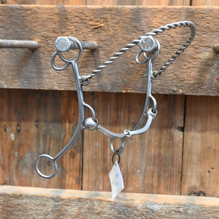 Flaharty Big Betty Steel Nose Square Snaffle Combo Bit