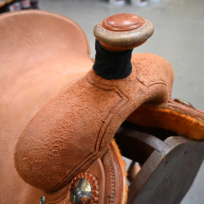 13" TESKEY'S YOUTH TEAM ROPING SADDLE Saddles - New Teskey's Saddlery