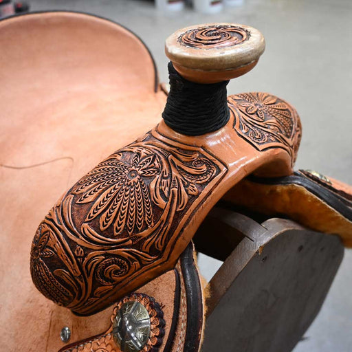 13.5" TESKEY'S ROPING SADDLE Saddles - New Teskey's Saddlery