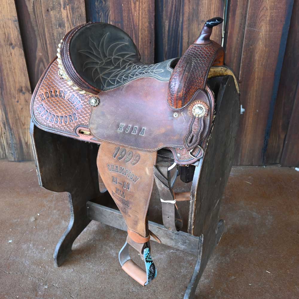 14" USED TOD SLONE BARREL SADDLE Saddles Tod Slone   