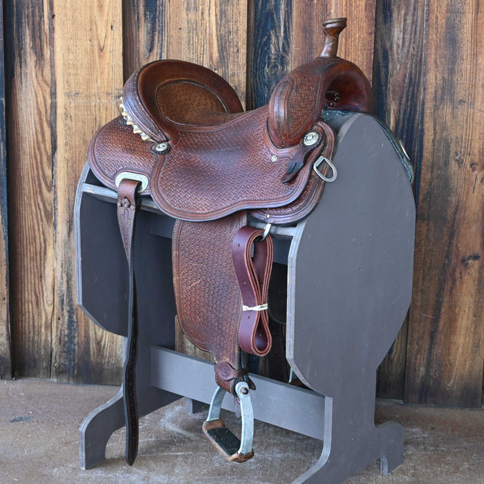 14.5" USED CACTUS MARLENE MCRAE BARREL SADDLE