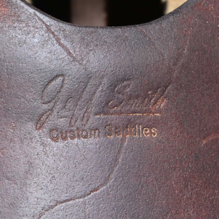 15" USED JEFF SMITH RANCH CUTTER SADDLE