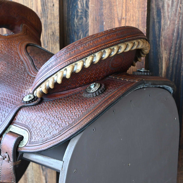 14.5" USED CACTUS MARLENE MCRAE BARREL SADDLE