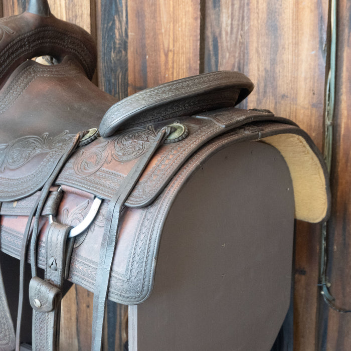 16" USED J & S CUTTING SADDLE Saddles - Used J&S Saddlery
