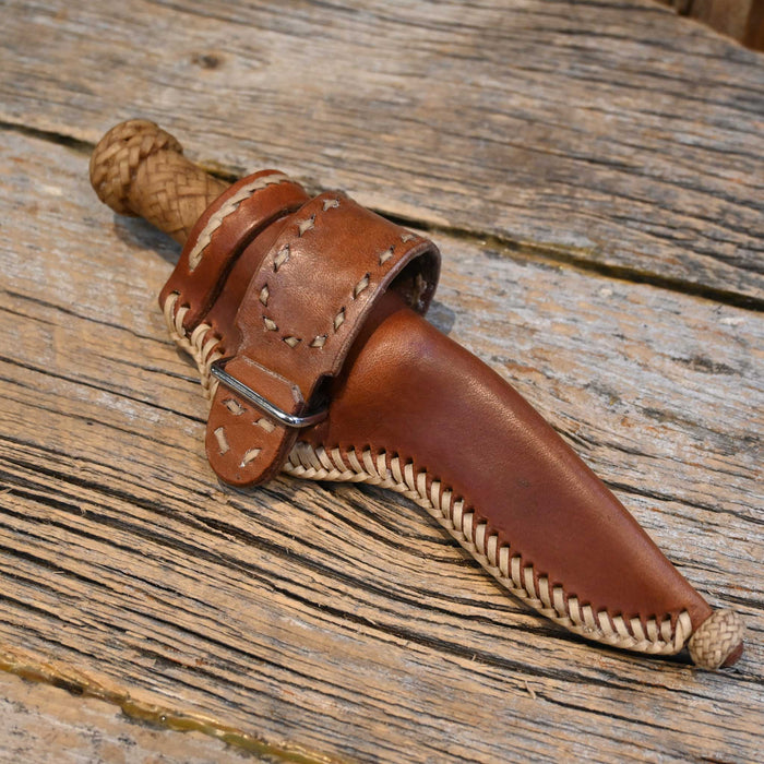 Billy Albin Rawhide Sheath and Knife Handle