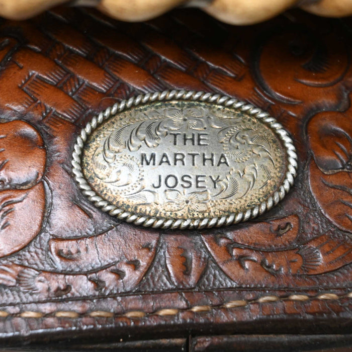 13.5" USED CIRCLE Y MARTHA JOSEY BARREL SADDLE