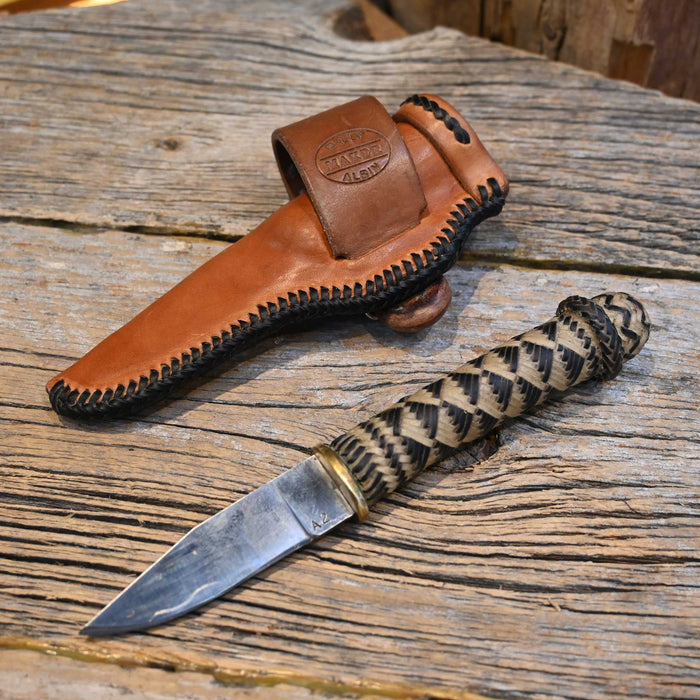Billy Albin Rawhide Sheath and Knife Handle