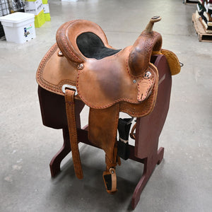 14" USED FORT WORTH BARREL SADDLE Saddles - Used Fort Worth Saddle Co.
