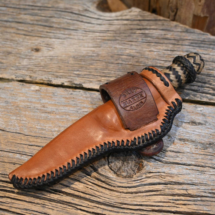 Billy Albin Rawhide Sheath and Knife Handle 484