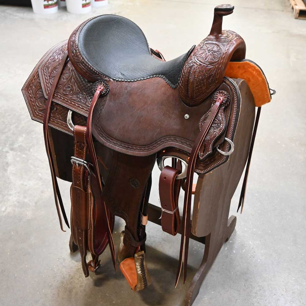 15" TESKEY'S PRO CUTTER RANCH CUTTER SADDLE Saddles Teskey's Saddlery