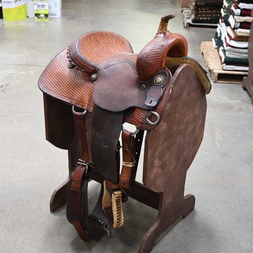 13.5" USED BILLY COOK BARREL SADDLE Saddles - Used Billy Cook