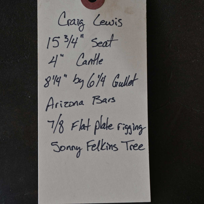 15¾" USED CRAIG LEWIS RANCH SADDLE