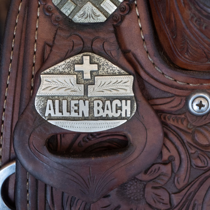 14.5" USED CACTUS TEAM ROPING SADDLE