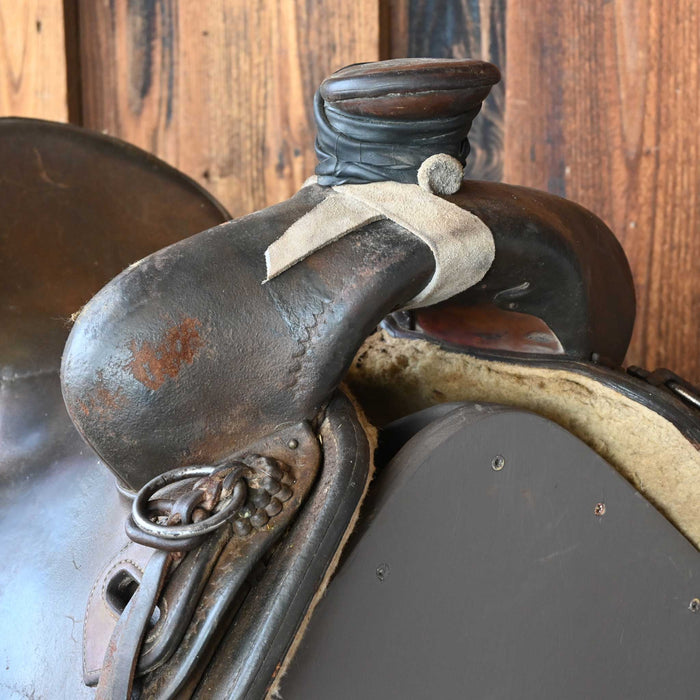 15¾" USED CRAIG LEWIS RANCH SADDLE