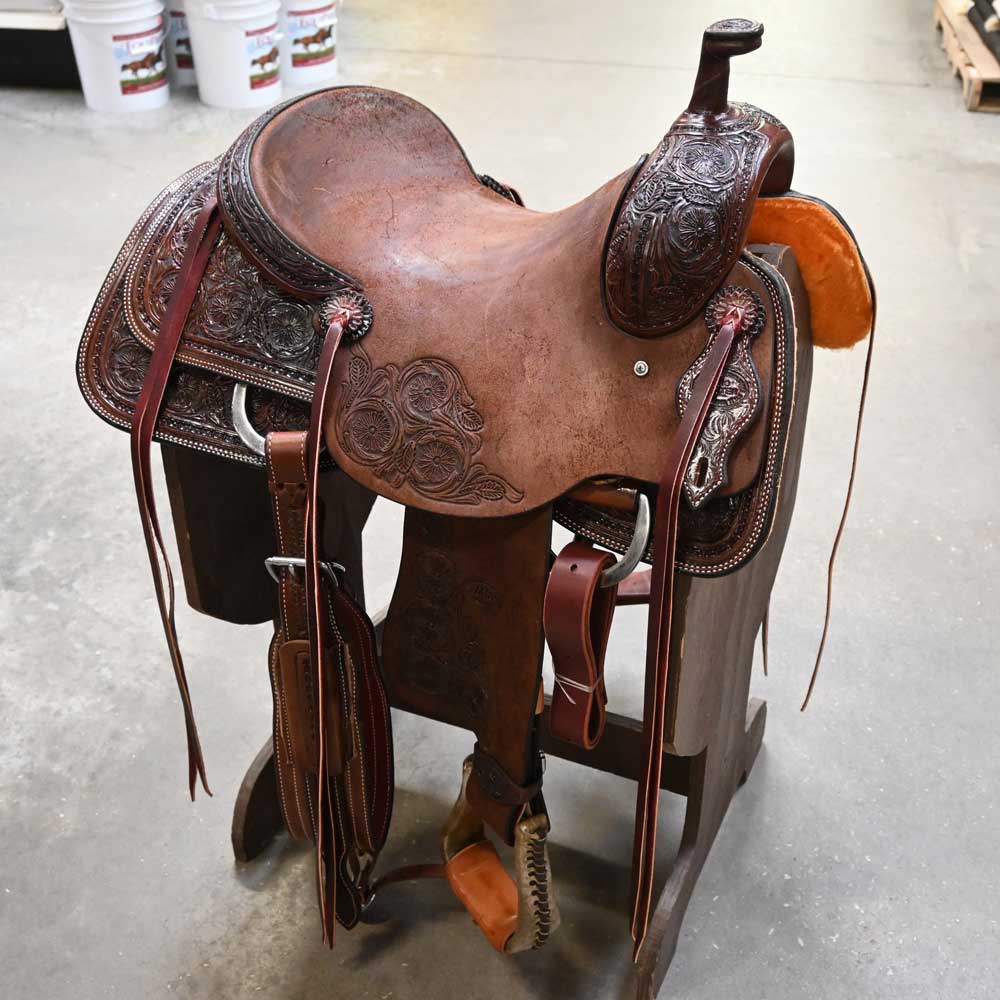 15.5" TESKEY'S PRO CUTTER RANCH CUTTER SADDLE