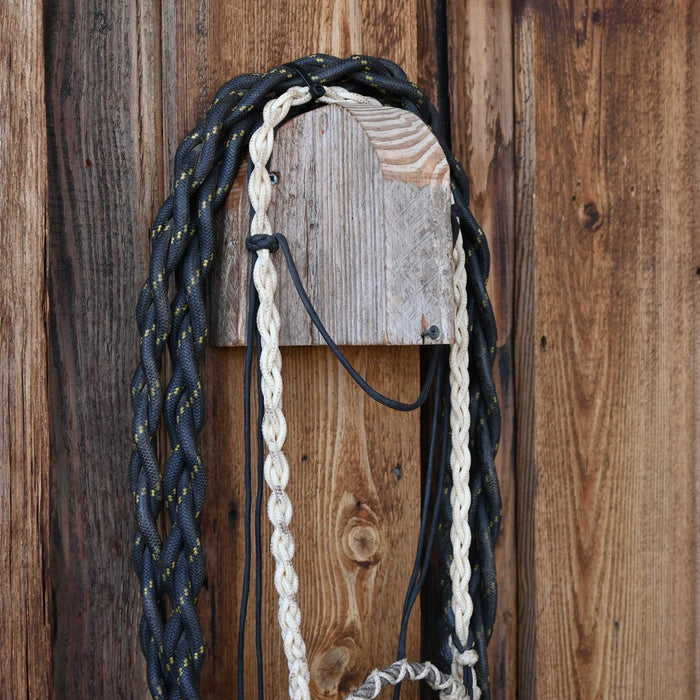 Loping Hackamore w/ Braided Nylon Reins