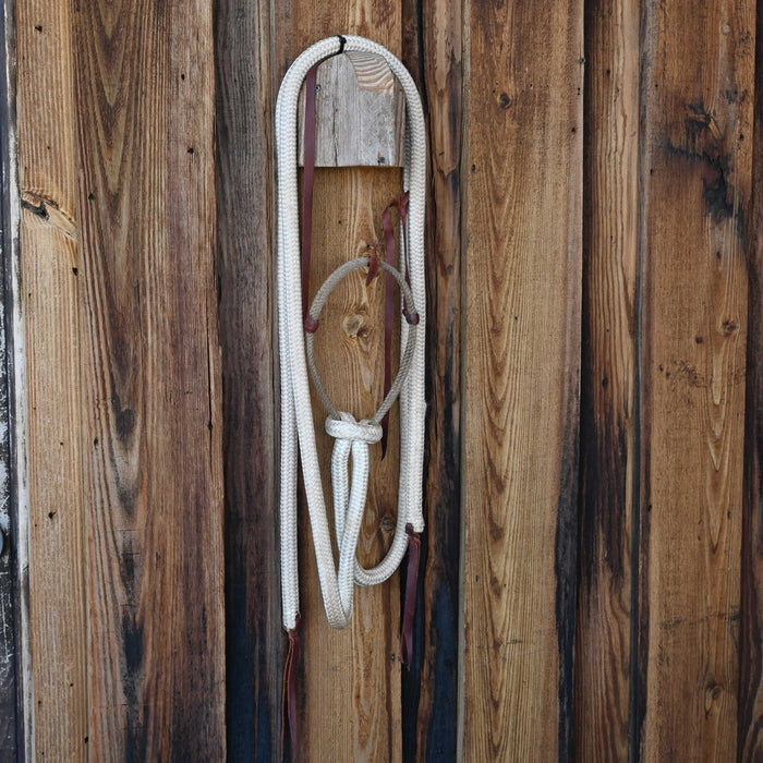 Loping Hackamore w/ Nylon Split Reins