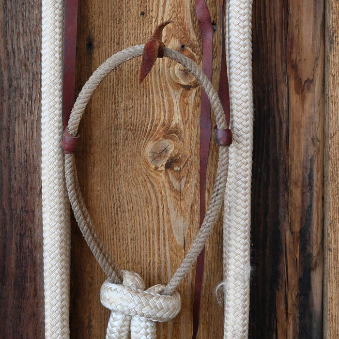 Loping Hackamore w/ Nylon Split Reins