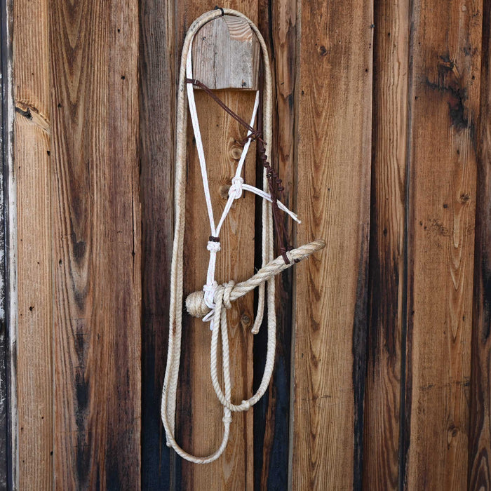 Loping Hackamore w/ Waxed Split Reins