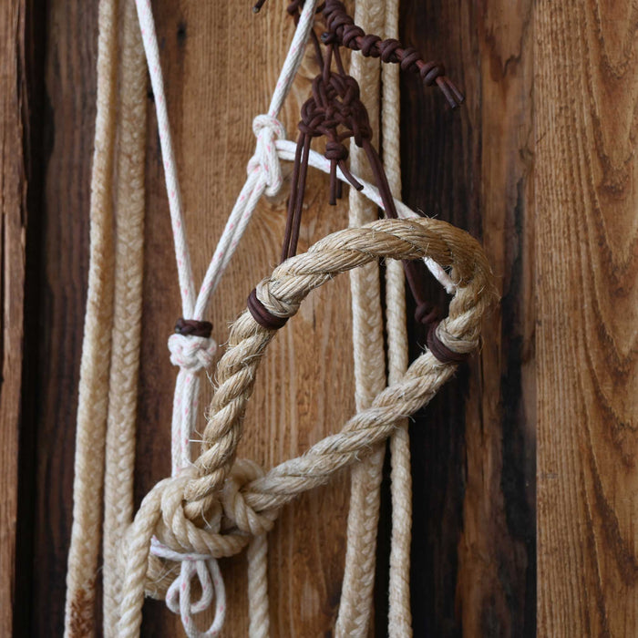 Loping Hackamore w/ Waxed Split Reins