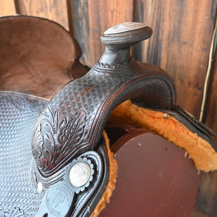17.5" USED SILVER MESA REINING SADDLE Saddles - Used Silver Mesa