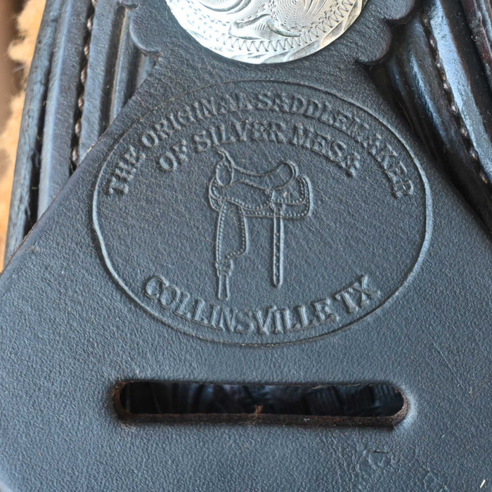 17.5" USED SILVER MESA REINING SADDLE Saddles - Used Silver Mesa