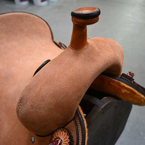 15" TESKEY'S PRO CUTTER RANCH CUTTER SADDLE Saddles Teskey's Saddlery