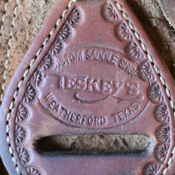 16.5" USED TESKEY'S STRIP DOWN RANCH SADDLE