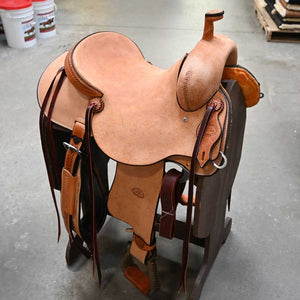 15" TESKEY'S PRO CUTTER RANCH CUTTER SADDLE Saddles Teskey's Saddlery