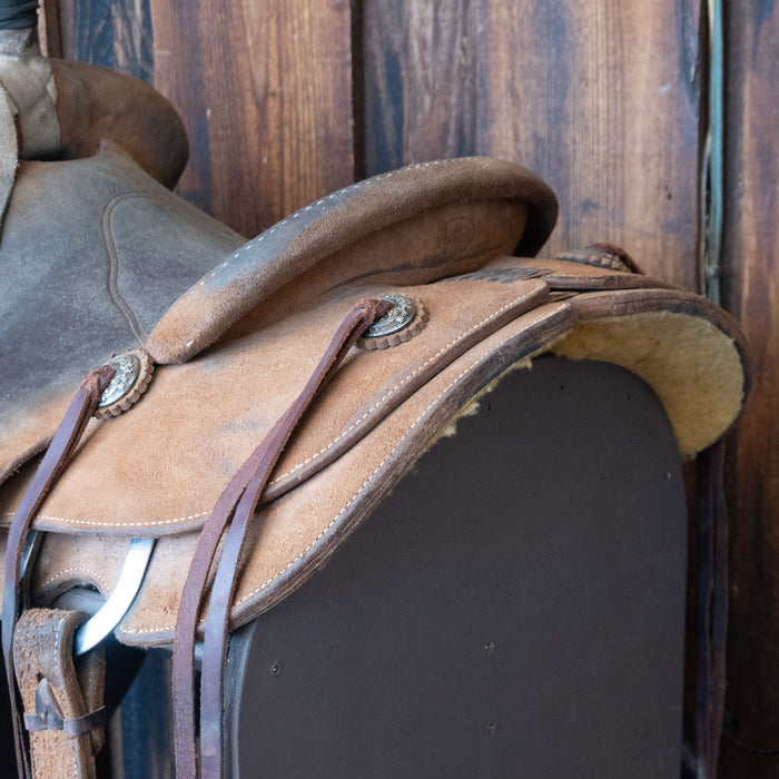 14.5" USED CACTUS RANCH SADDLE Saddles - Used CACTUS SADDLERY
