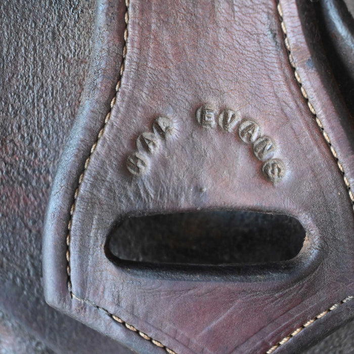 16" USED HAL EVANS RANCH SADDLE Saddles - Used Hal Evans