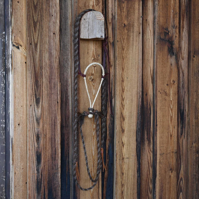 Braided Rawhide Bosal w/Mecate