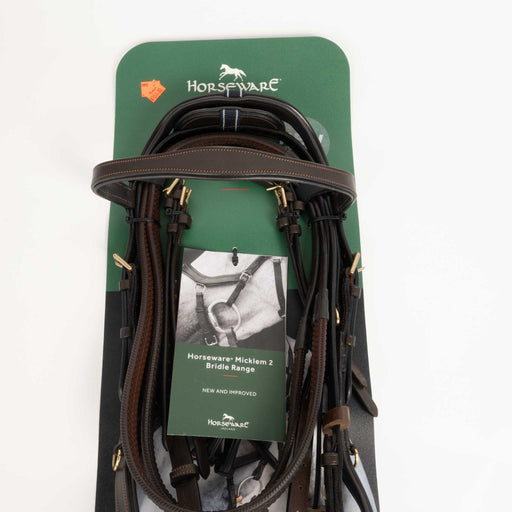 NEW Horseware Micklem 2 Brown Bridle With Reins Sale Barn Horseware