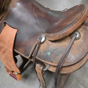 16" USED CACTUS RANCH SADDLE Saddles CACTUS SADDLERY   