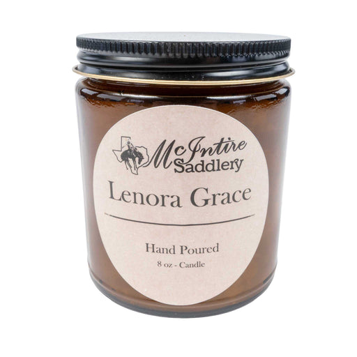 McIntire Saddlery 8 oz Candle - Lenora Grace HOME & GIFTS - Home Decor - Candles + Diffusers McIntire Saddlery
