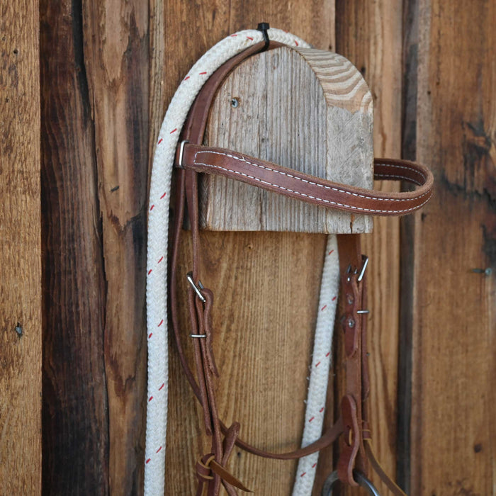 D-Ring Angled Snaffle Bridle Rig w/Browband Headstall Tack - Rigs misc