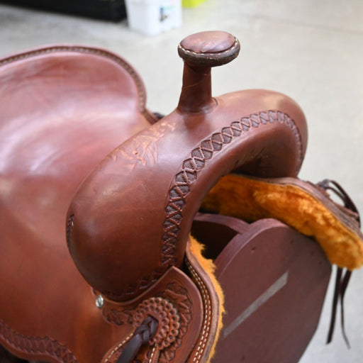 15.5" USED TODD JEYS RANCH CUTTING SADDLE Saddles - Used Todd Jeys