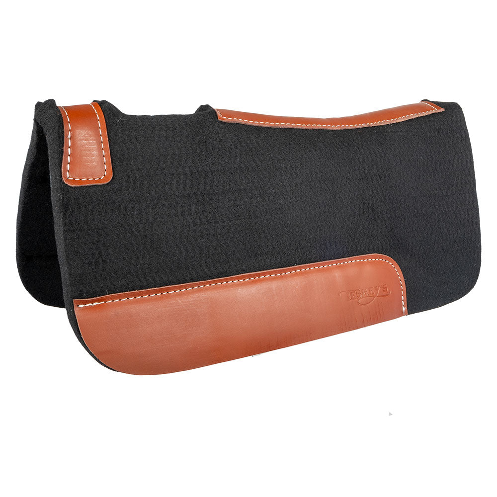 Teskey's Pony Felt Saddle Pad Tack - Saddle Pads Teskey's Black  