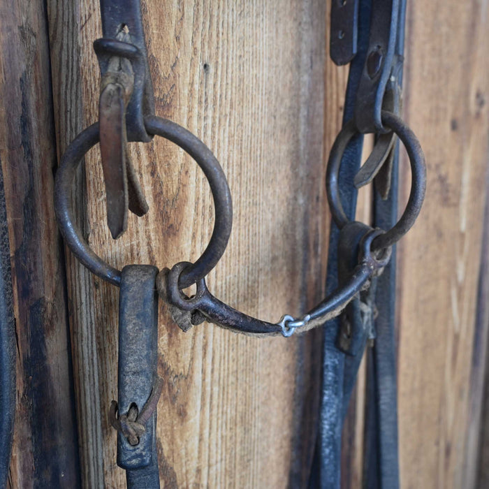 Cow Horse Supply O-Ring Snaffle Bridle Rig w/Browband Headstall Tack - Rigs Cow Horse Supply