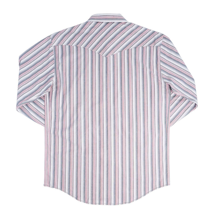 Panhandle Slim Men's Maroon Stripe Pearl Snap Shirt MEN - Clothing - Shirts - Long Sleeve Panhandle