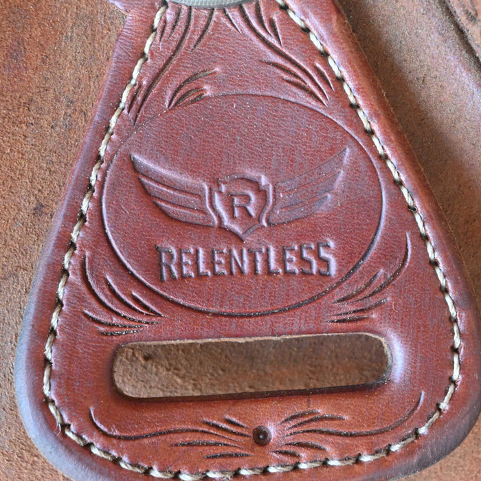 14.5" USED CACTUS RELENTLESS TEAM ROPING SADDLE Saddles - Used CACTUS SADDLERY